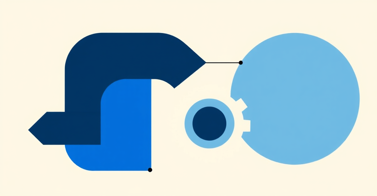 Illustration abstraite — Automatiser sa facturation avec n8n et son logiciel comptable
