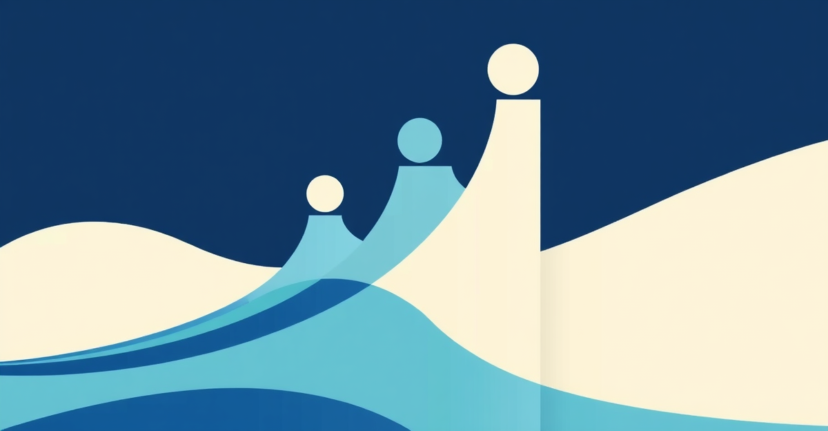 Illustration abstraite — Former son equipe a l'IA generative
