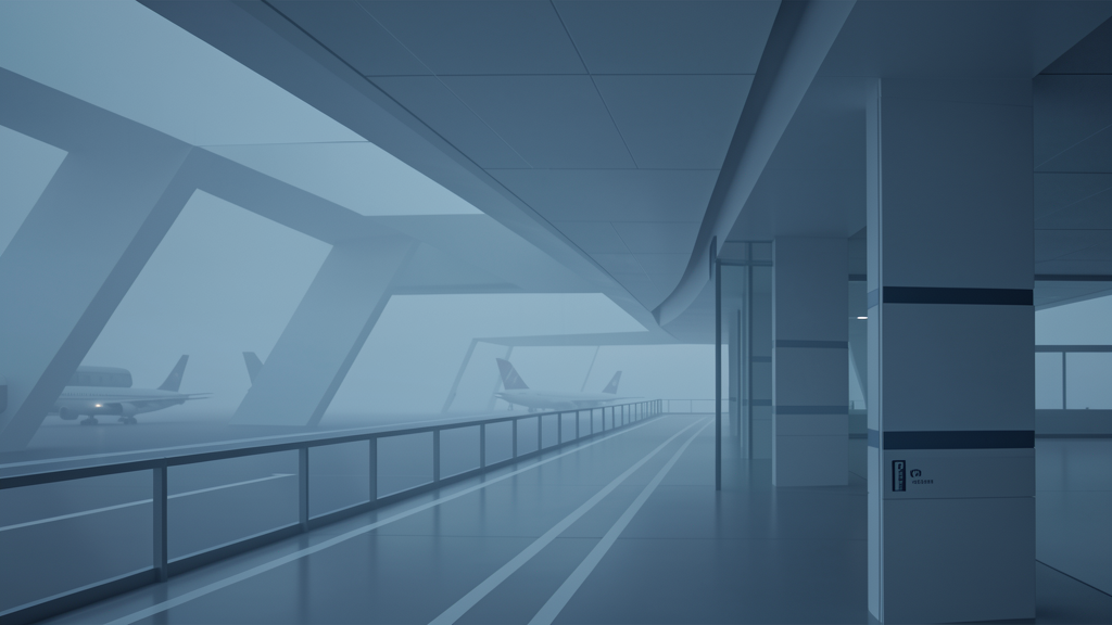 Abstract travel and transport themed composition