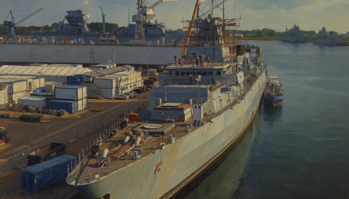 Rheinmetall to Modernize German Navy's F123 Frigate BAYERN