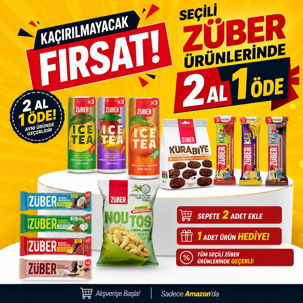 SEÇİLİ ZÜBER ÜRÜNLERİNDE 2 AL 1 ÖDE FIRSATI!