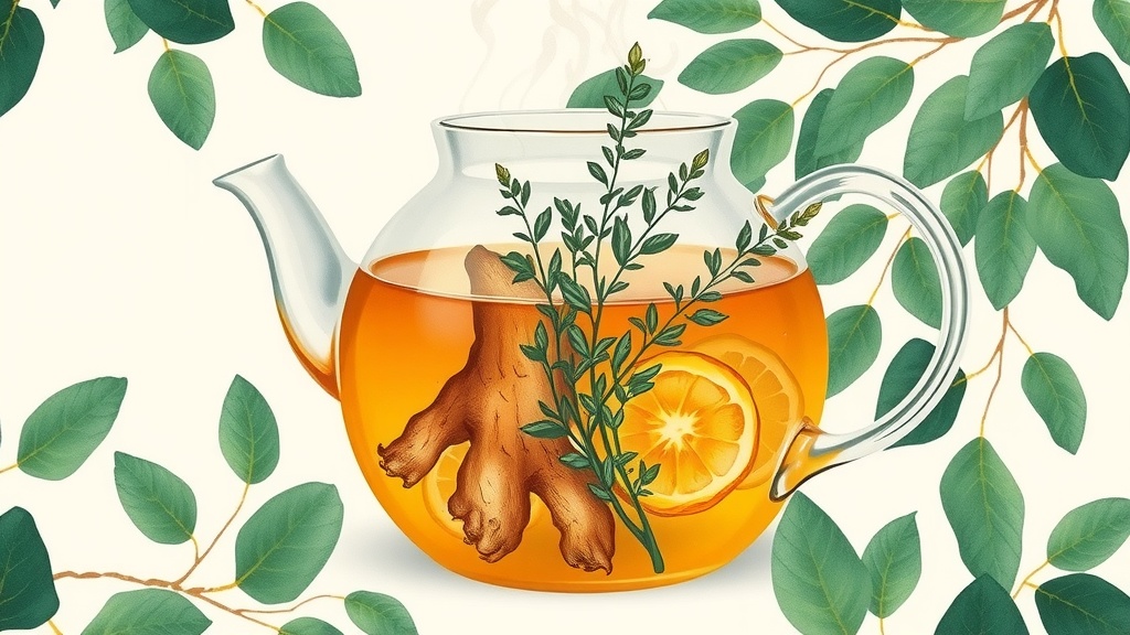 Chá de Gengibre e Cúrcuma: Anti-inflamatório Natural