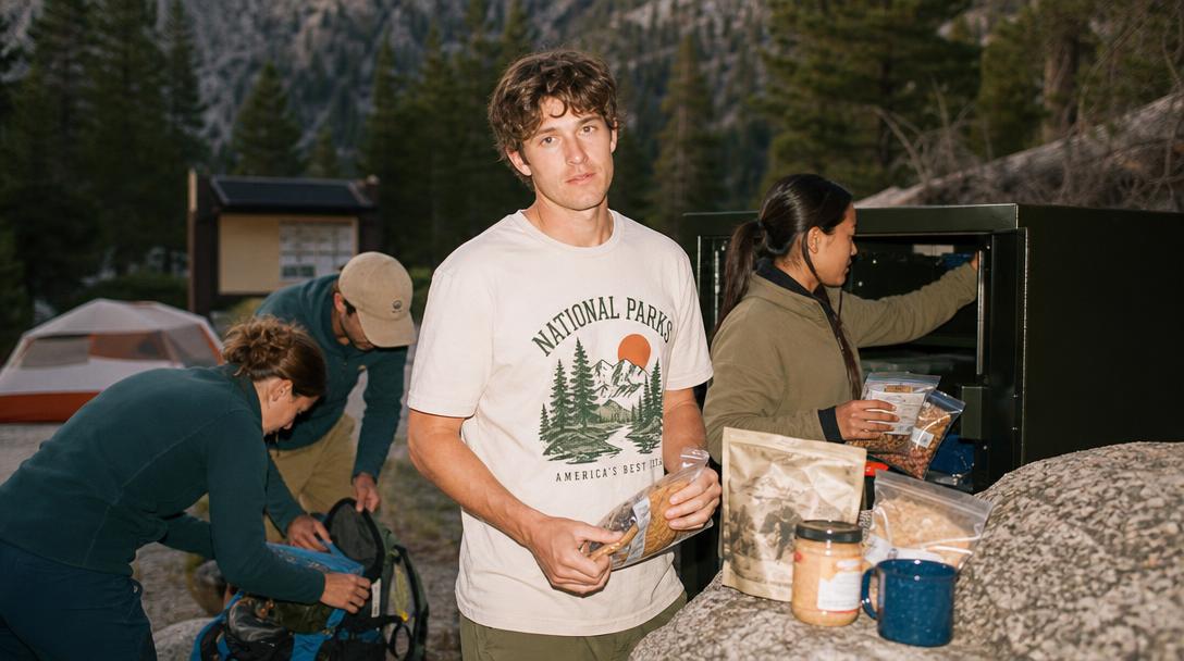 Different types of camping food for various trip types