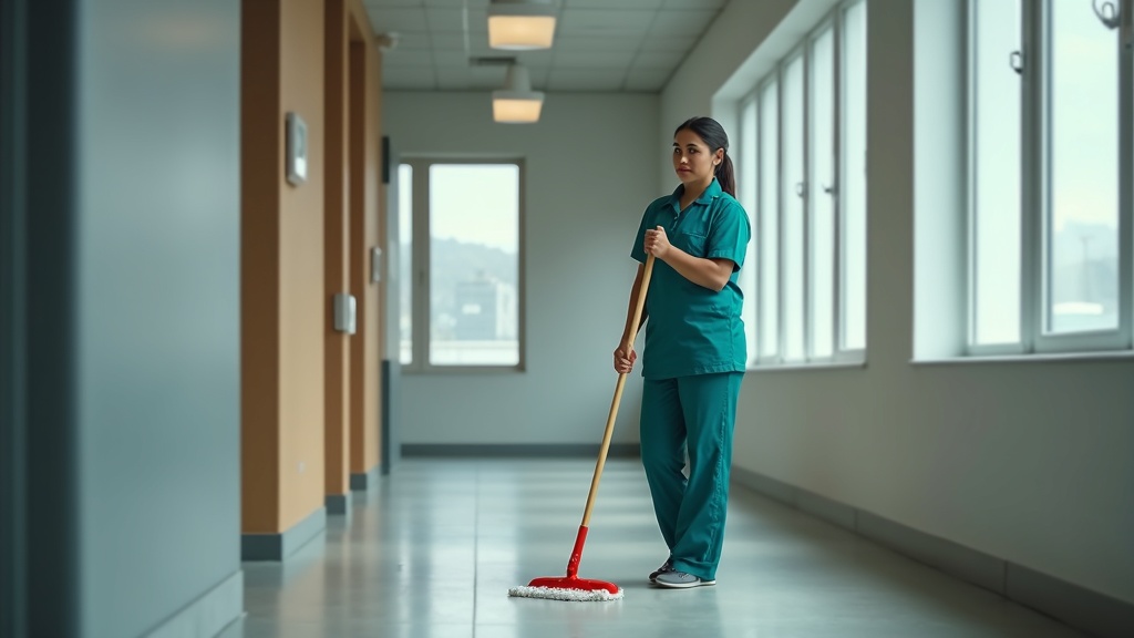 Ropa de trabajo mujer limpieza: uniforme práctico y resistente