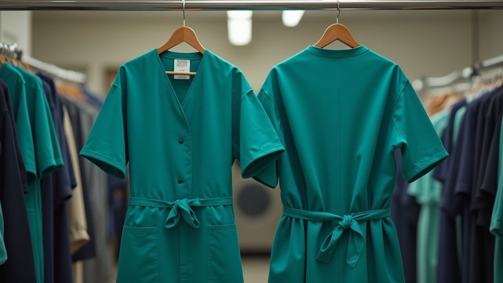 Comparación entre uniforme de limpieza mal tallado y bien tallado