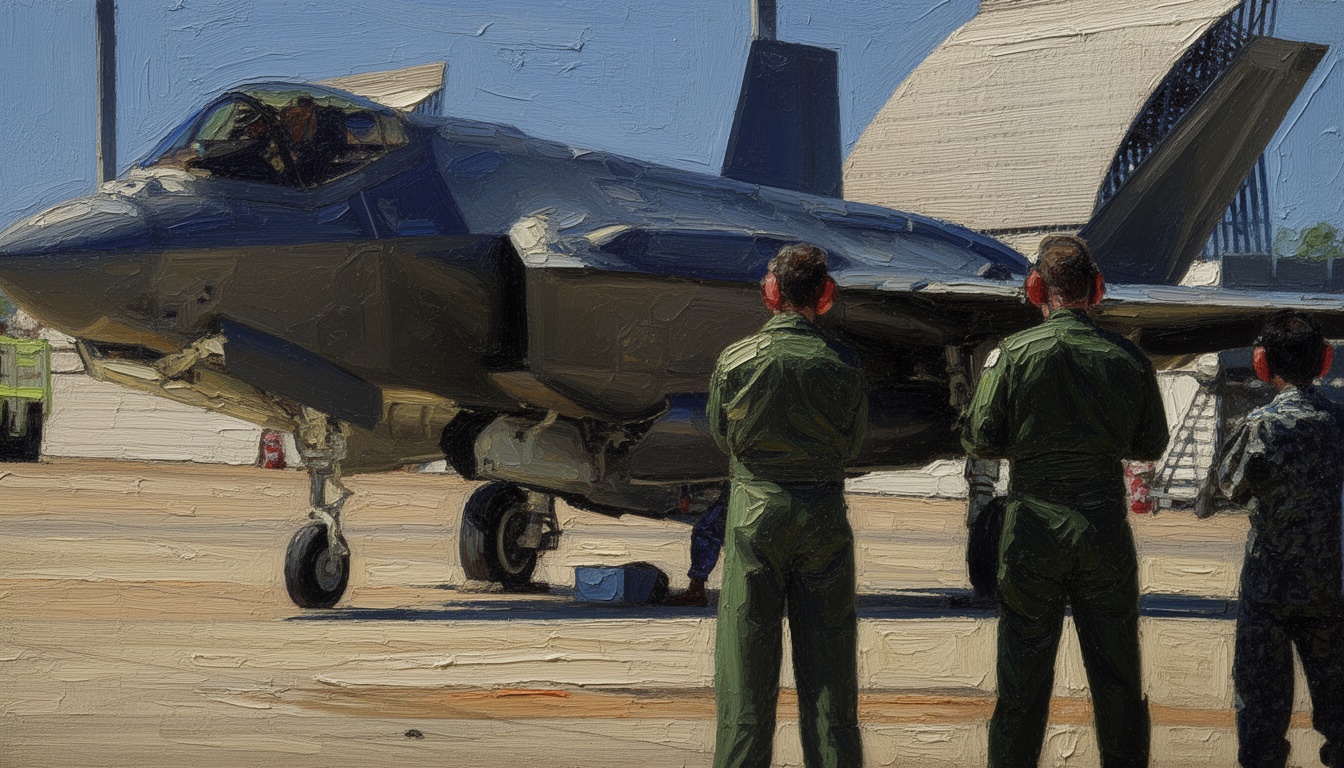 Japanese F-35A Stealth Fighters Conduct Training Over Australia