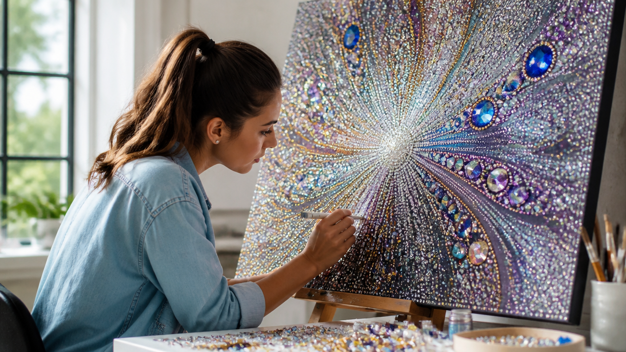 9 Stunning Bedazzle Designs for Canvas Projects 2 bedazzla design ideas on canvas