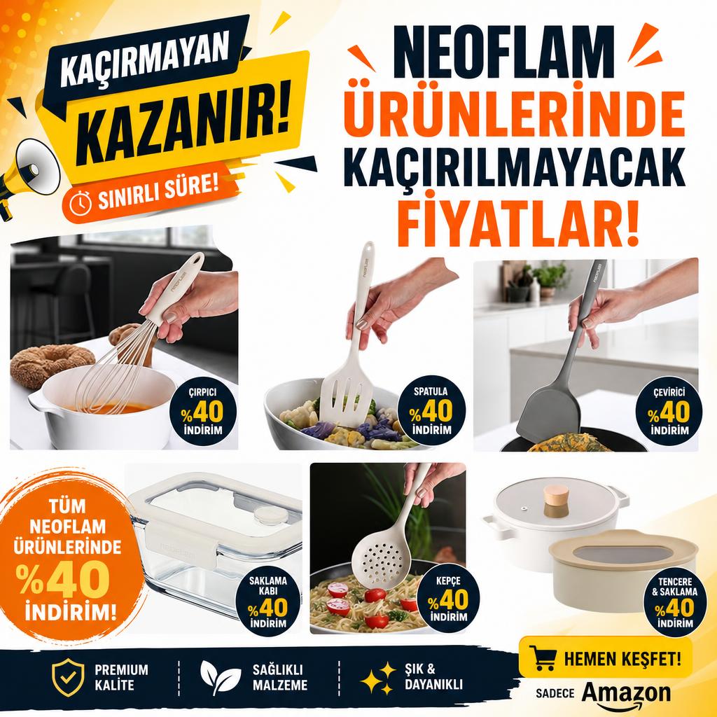 NEOFLAM ÜRÜNLERİNDE KAÇIRILMAYACAK FİYATLAR!