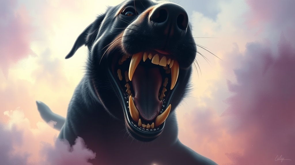 Sonhar com Cachorro Preto Mordendo: Significado Espiritual