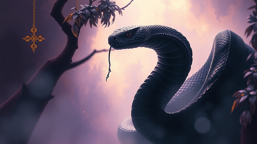 Sonhar com Cobra Preta Atacando: Simbolismo e Proteção