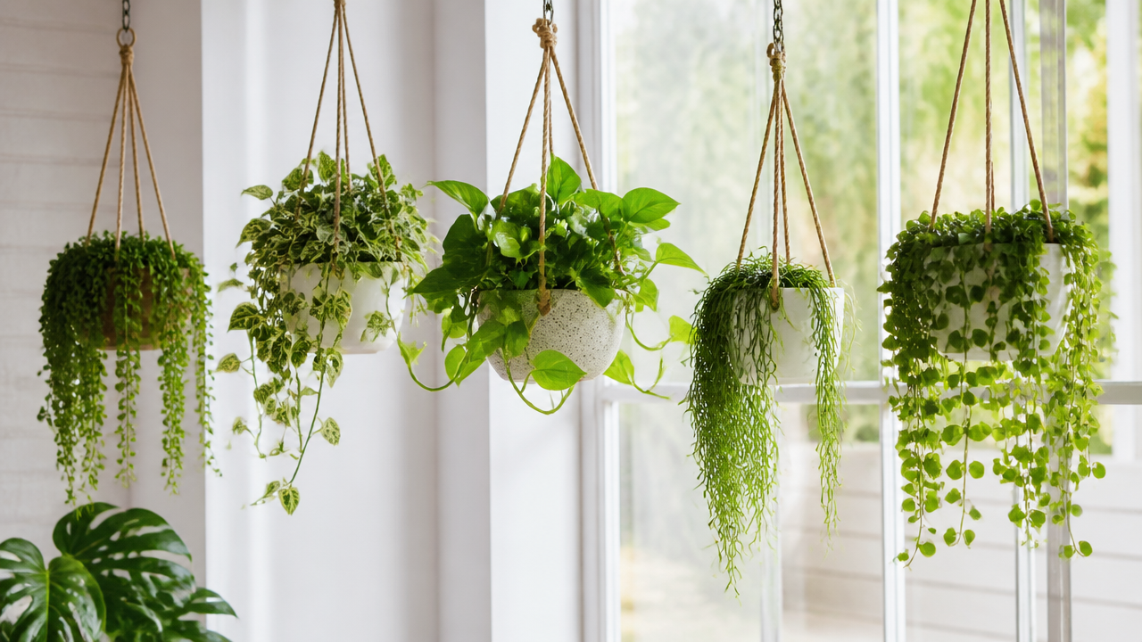 12 Creative Indoor Hanging Plant Ideas for Tiny Spaces 2 indoor hanging plants ideas