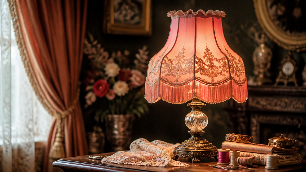 How to Make a Victorian Lampshade Step by Step 2 victorian lampshade tutorial