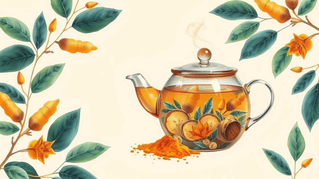 Chá de Gengibre e Cúrcuma: Receita Anti-inflamatória
