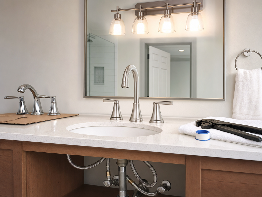 Faucets, Fixtures, and Fans