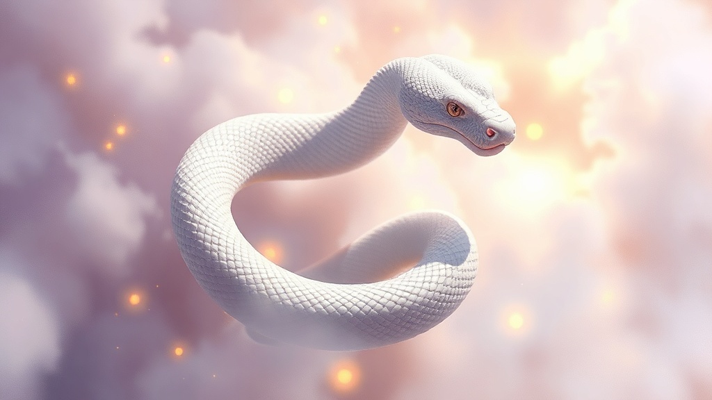 Sonhar com Cobra Branca: Símbolo de Renascimento