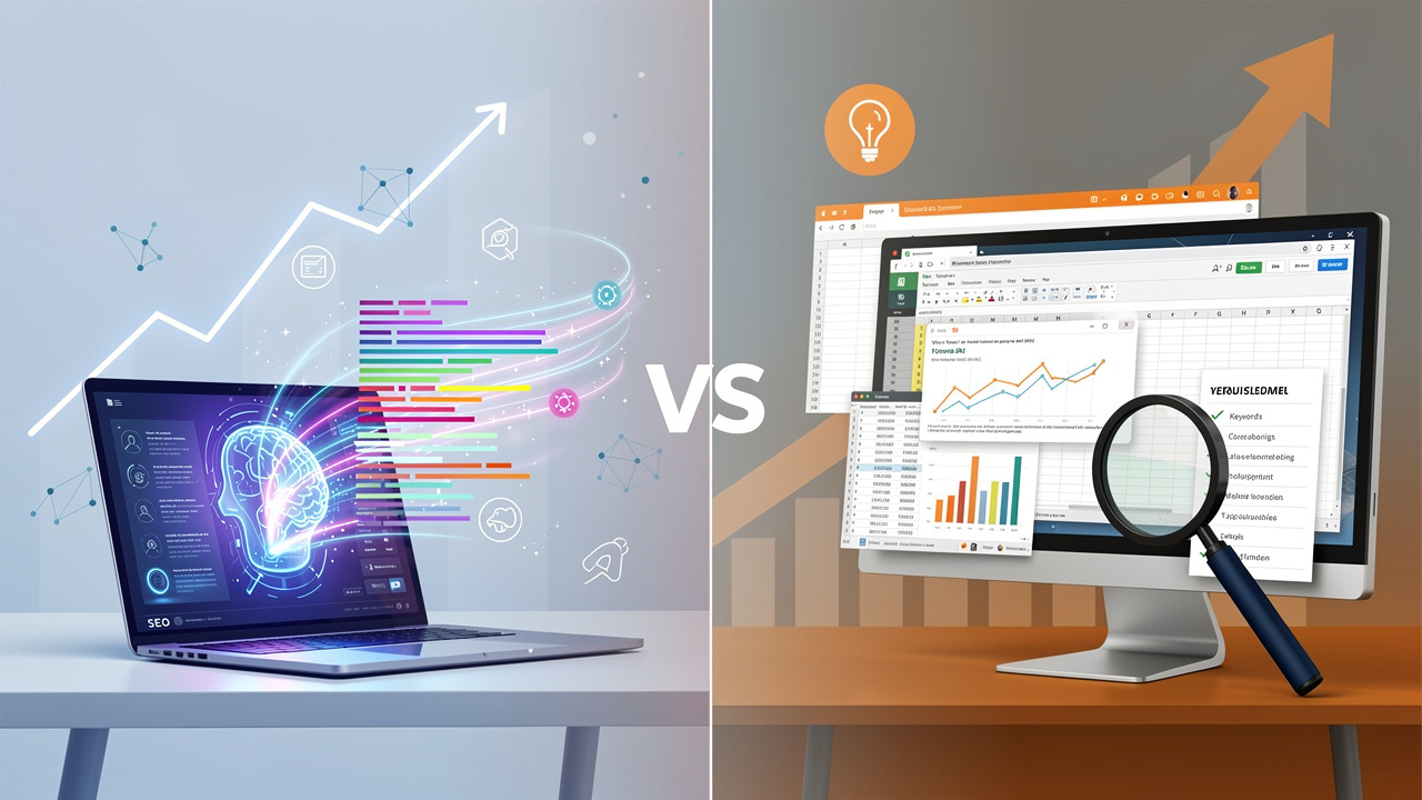 AI Content Generation vs Traditional SEO Tools: A Comparison