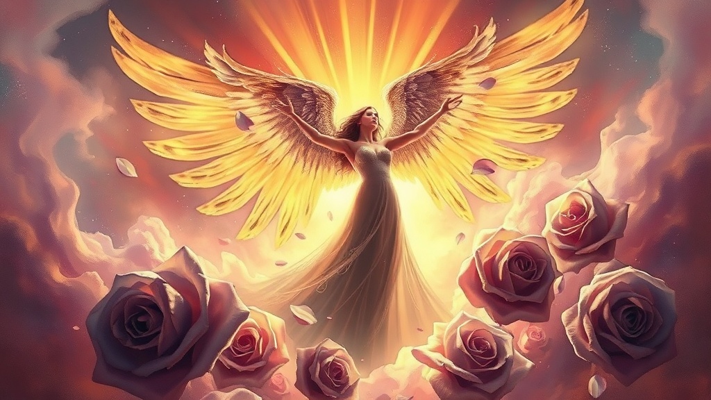 Sonhar com Arcanjo Chamiel: Amor Divino Iluminado