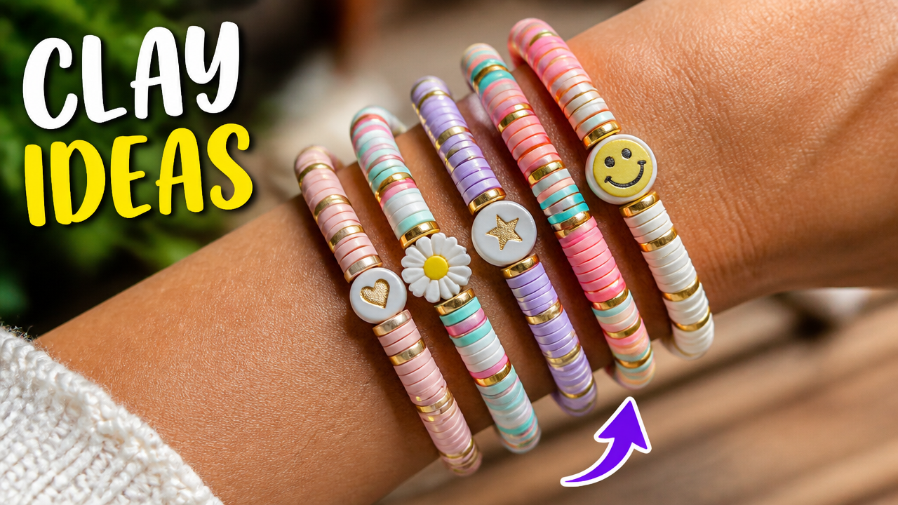 12 Creative Clay Bead Bracelet Designs for Teens 1 clay bead bracelet ideas
