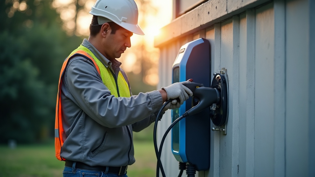 EV charger installation