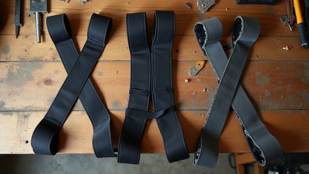 Comparación de tipos de cinturón lumbar para trabajo