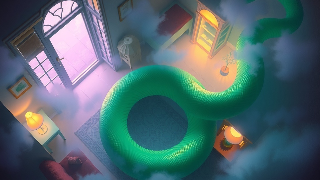 Sonhar com Cobra Verde na Casa: Significado Espiritual