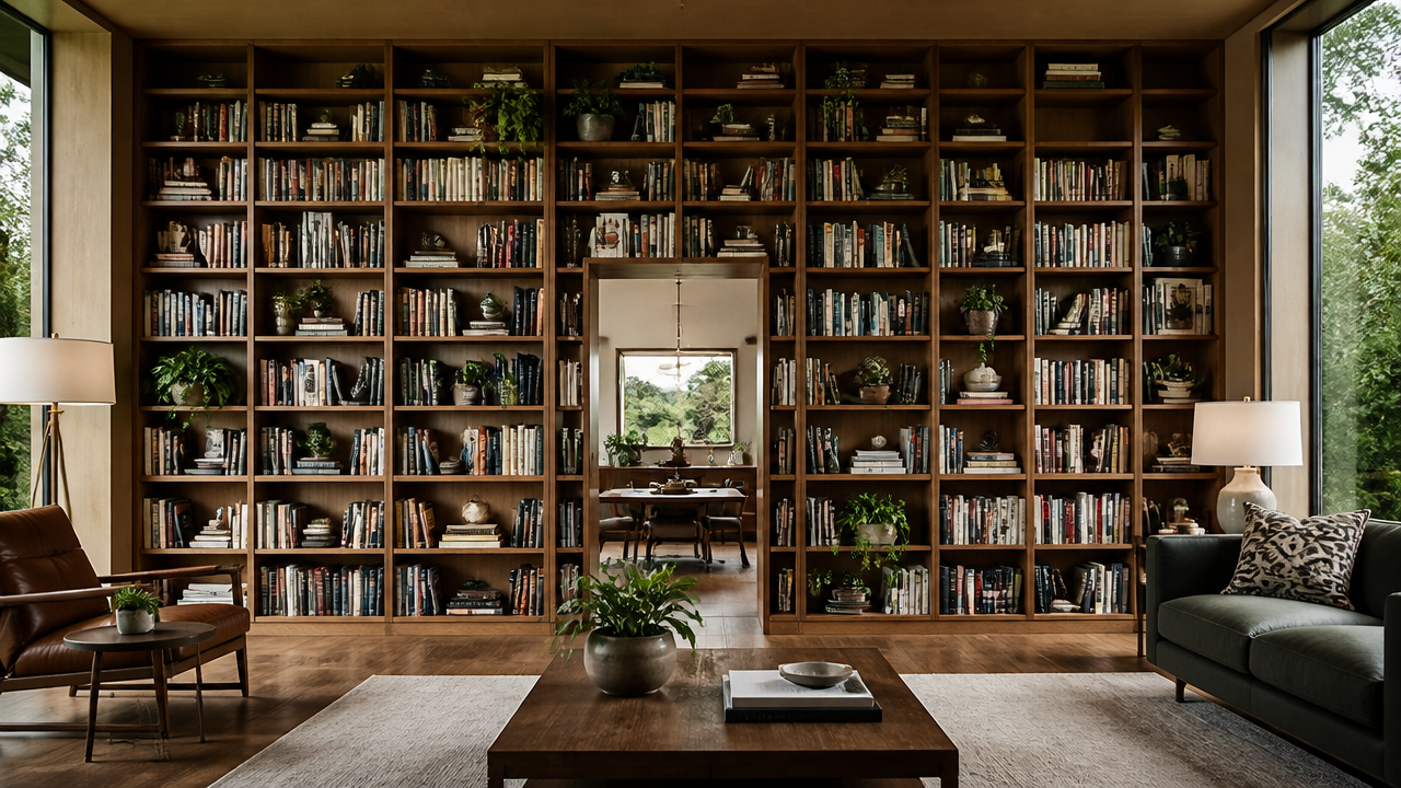 Library bookshelve Design Inspiration