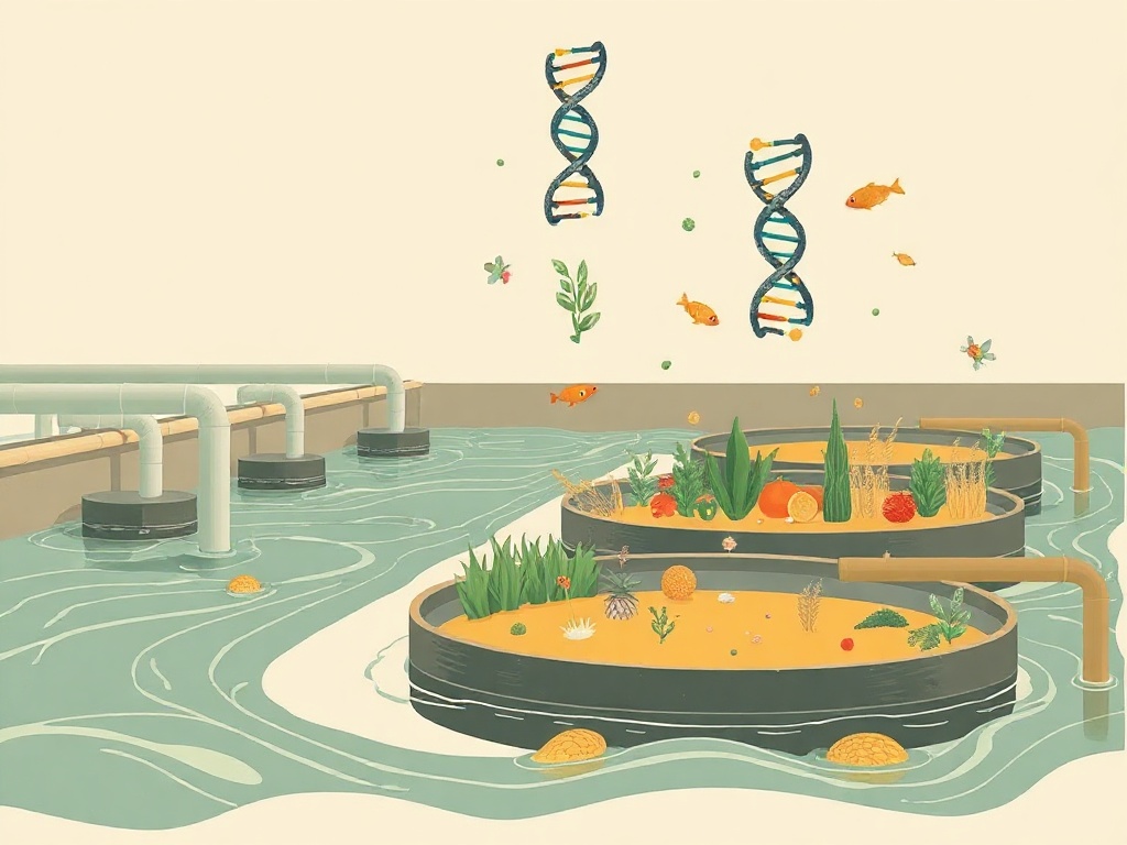 Image for Wastewater DNA Sequencing Reveals Population Diet Patterns Linked to Wealth and Geography