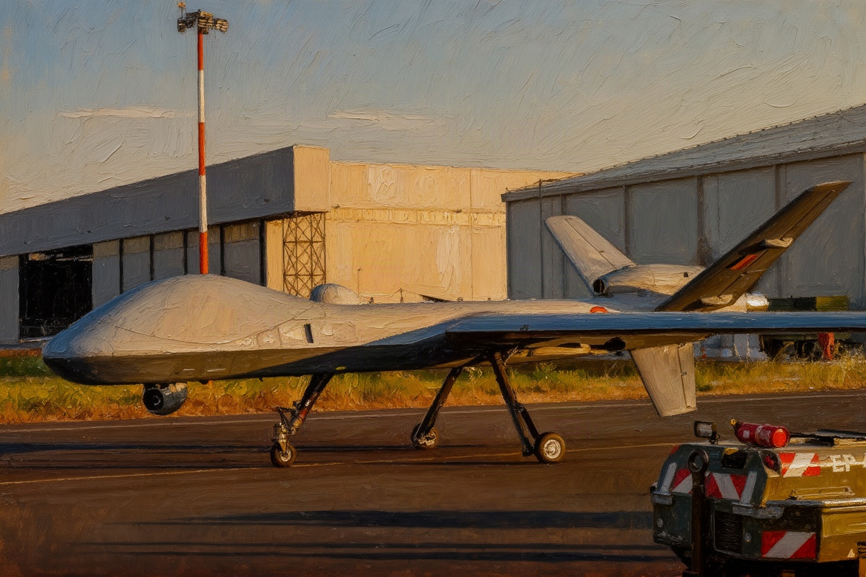 Belgian MQ-9B Deploys in Mediterranean for NATO Operations