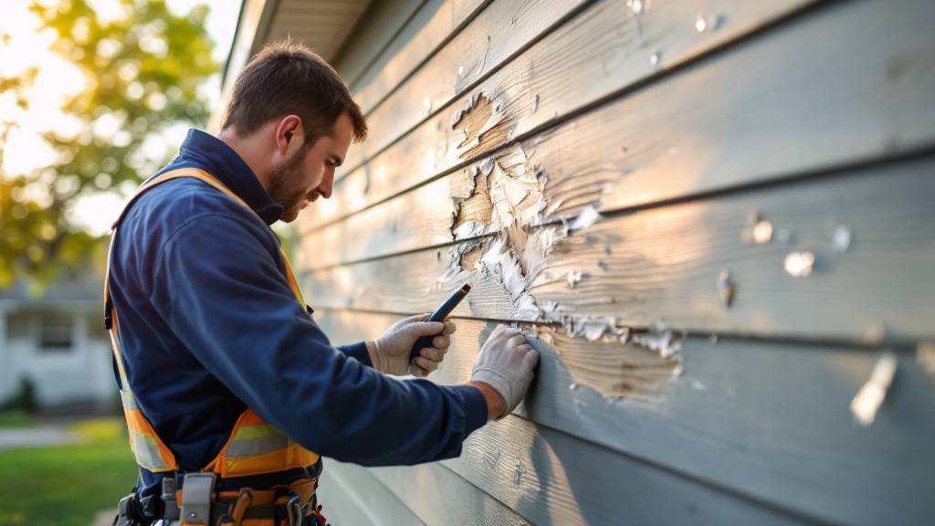Documenting Hail Damage to Siding for Your Insurance Claim