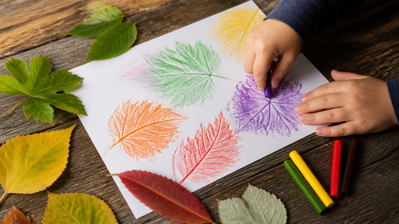 11 Amazing Leaf Rubbing Art Ideas for Beginners 2 leaf rubbing art ideas