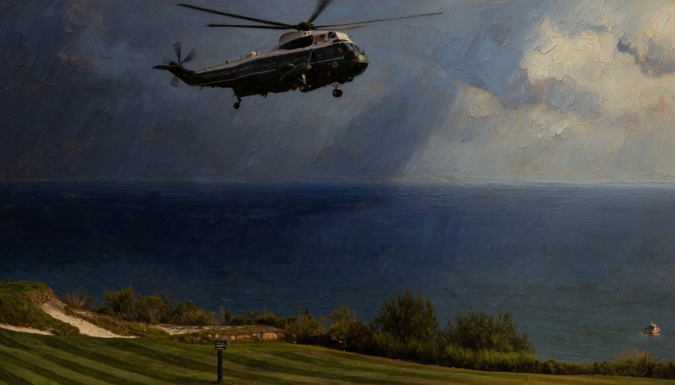 FAA Investigates Near Miss Between Trump Helicopter and Passenger Jet