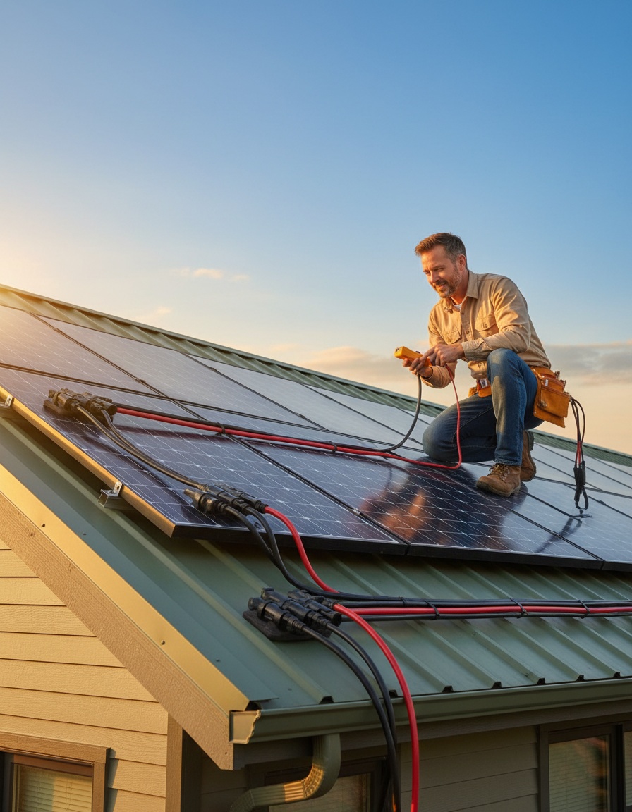 Nuevos conectores MC4 tipo hub 4 en 1: Solución eficiente para paneles solares