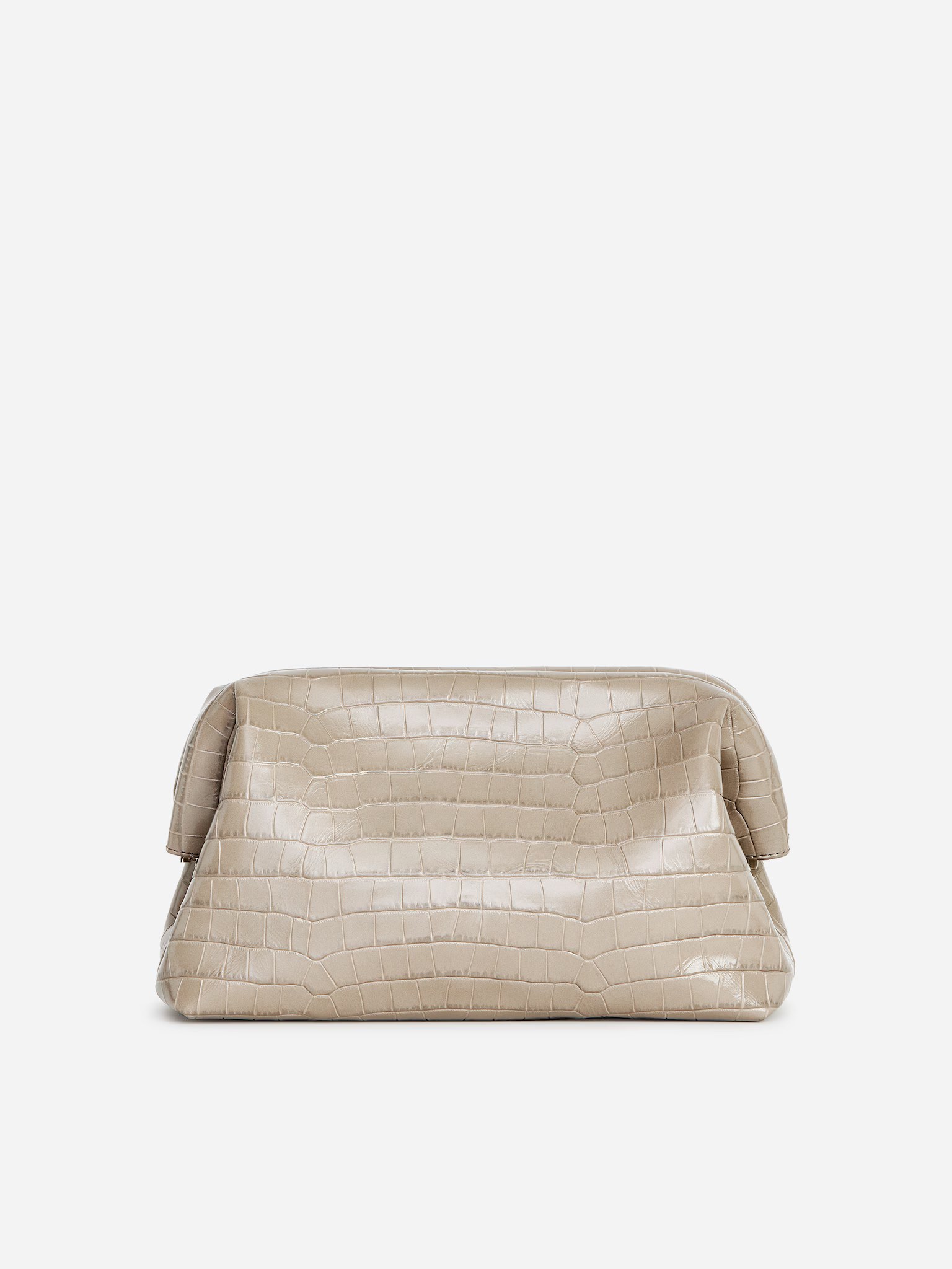 Arket, CROCO-EMBOSSED LEATHER CLUTCH