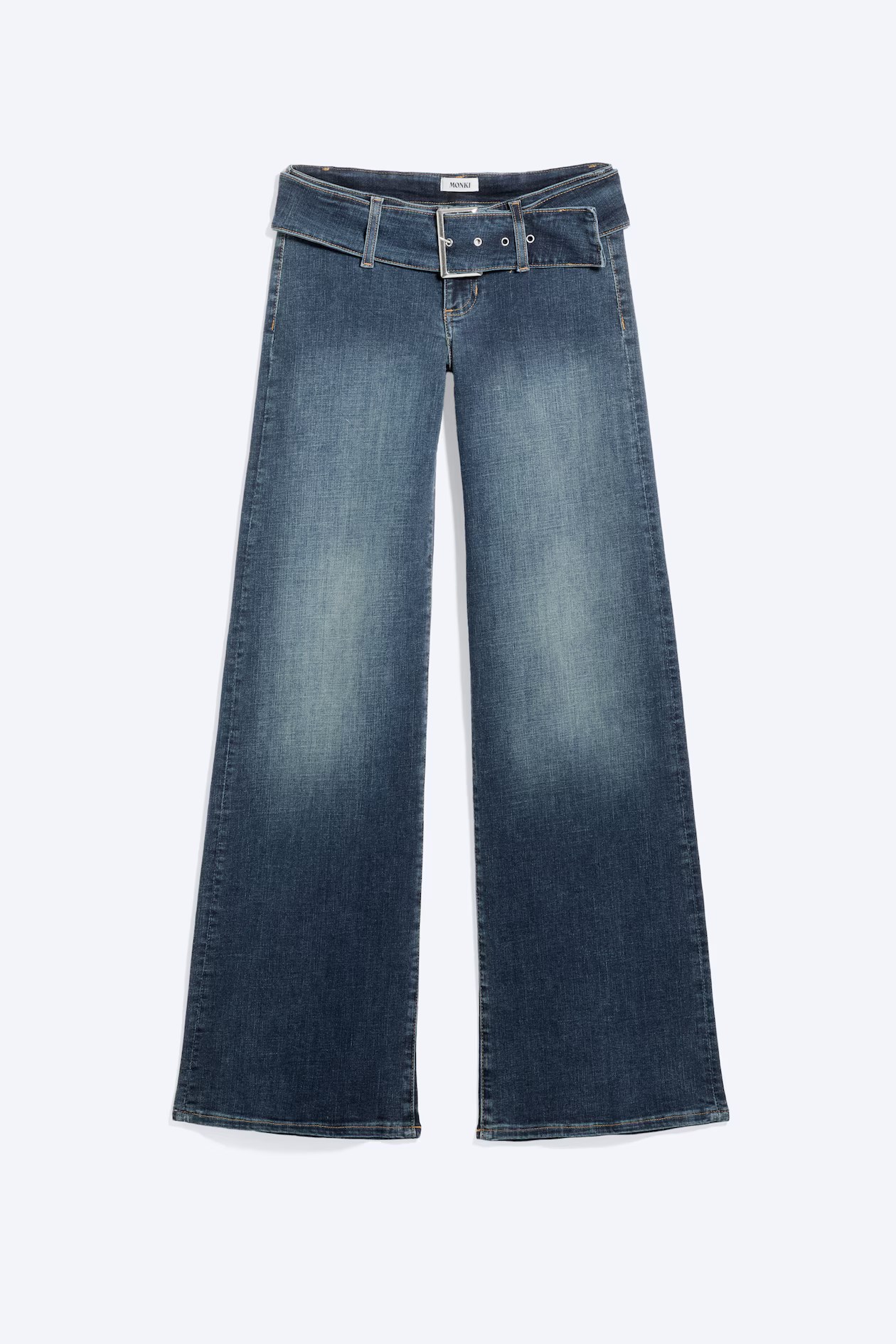 weekday, WILLOW LOW RISE LOOSE FLARED JEANS