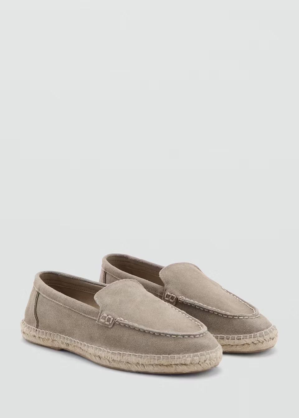 Mango, JUTE LEATHER SHOE