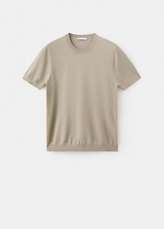 Mango, 100% COTTON FINE JERSEY T-SHIRT
