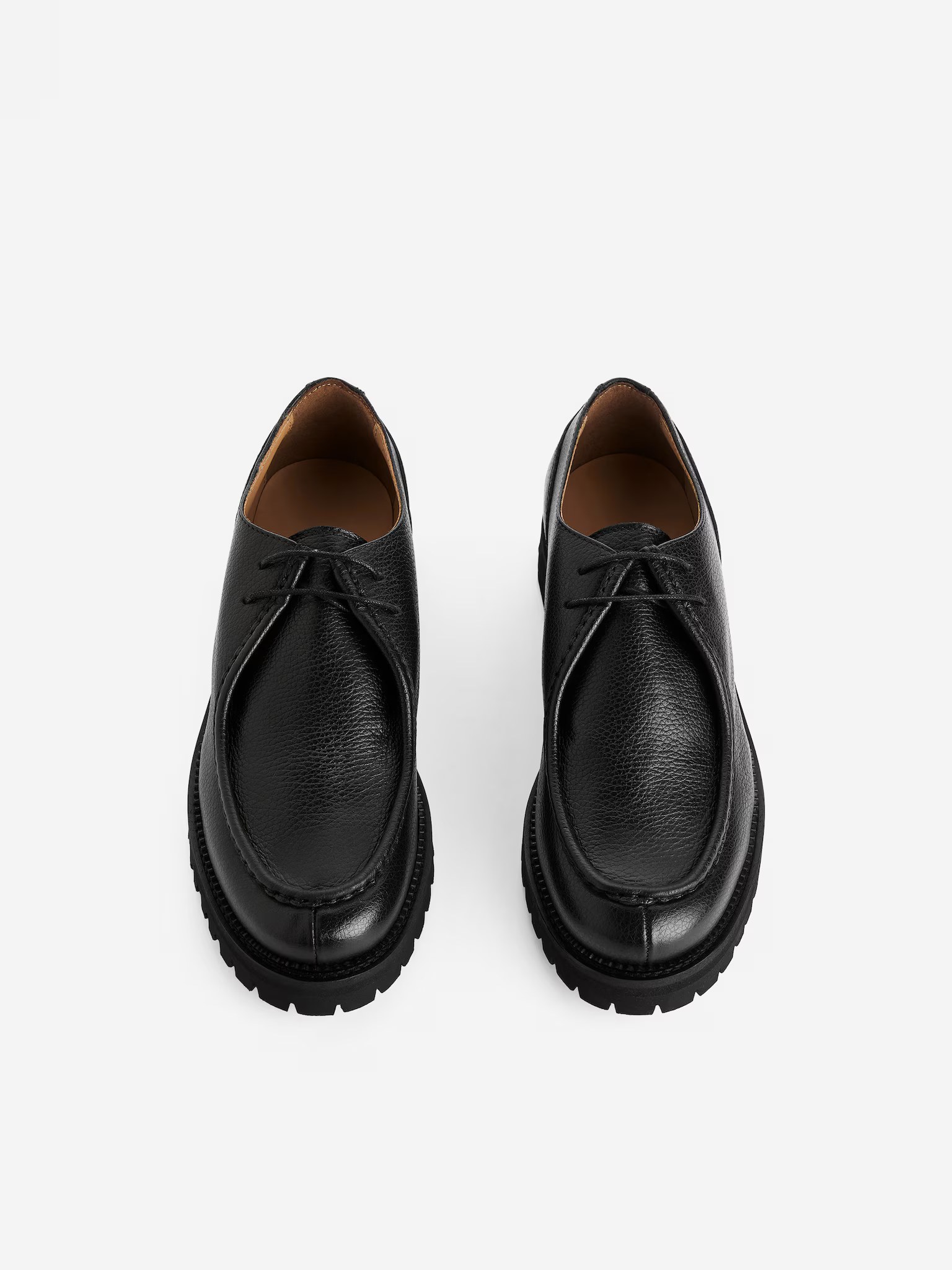 arket, MOC-TOE LEATHER SHOES