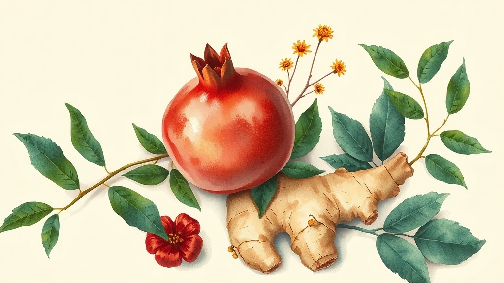 Infusão de Romã e Gengibre: Antioxidante Natural