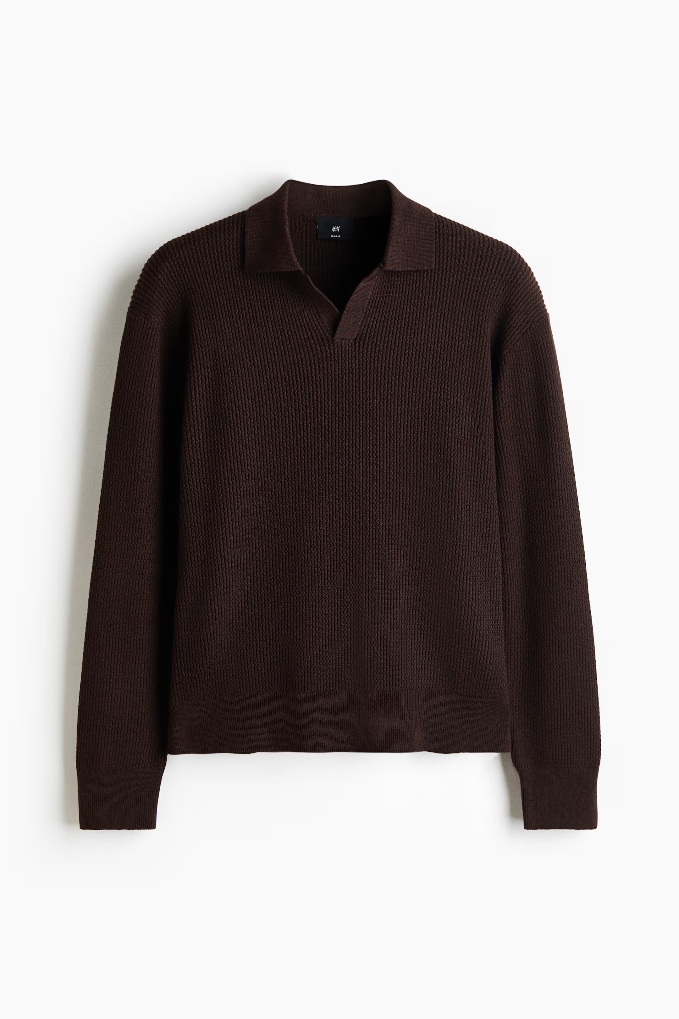 H&M, RELAXED-FIT KNIT POLO SHIRT