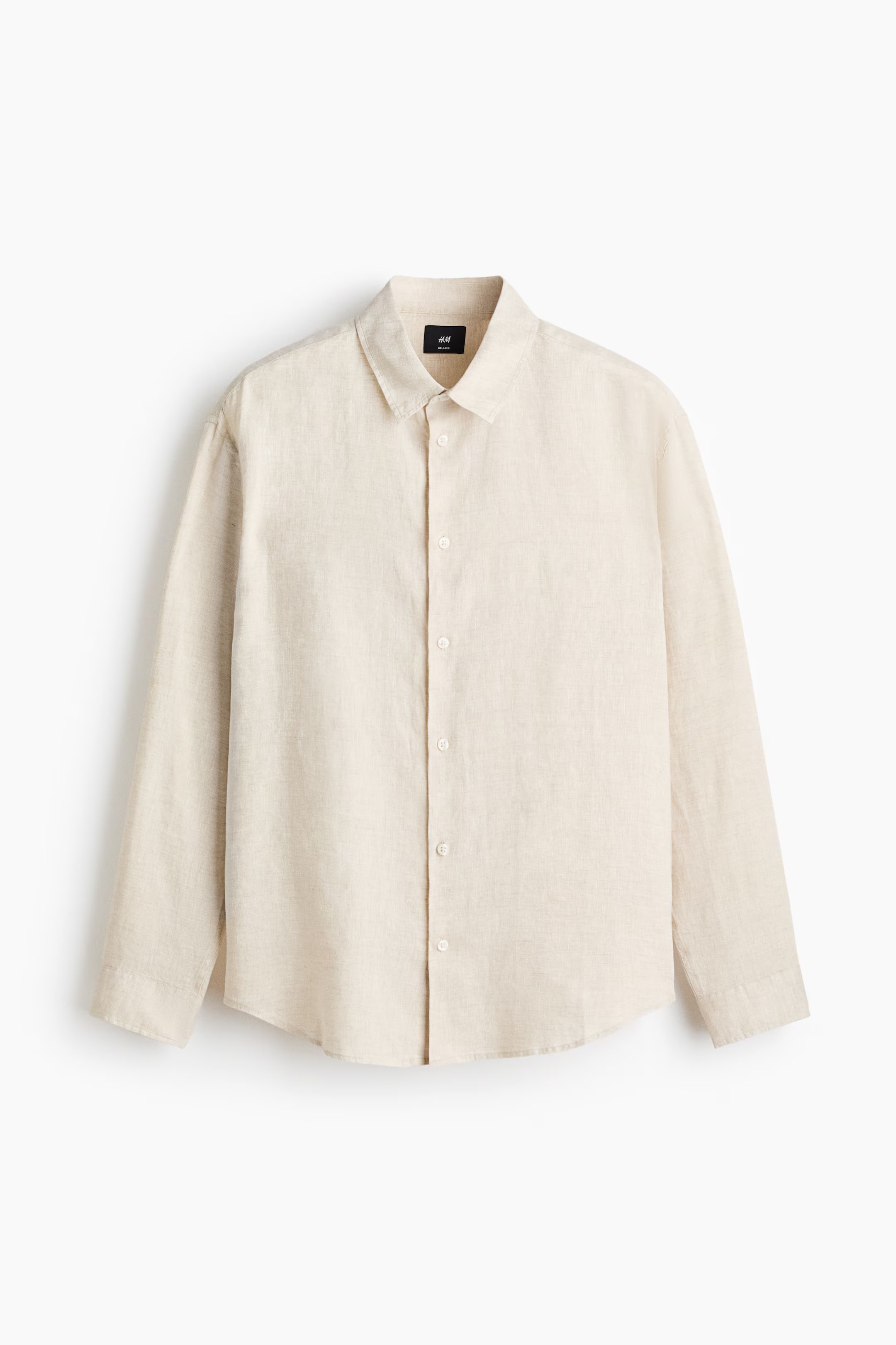 H&M, RELAXED-FIT LINEN SHIRT