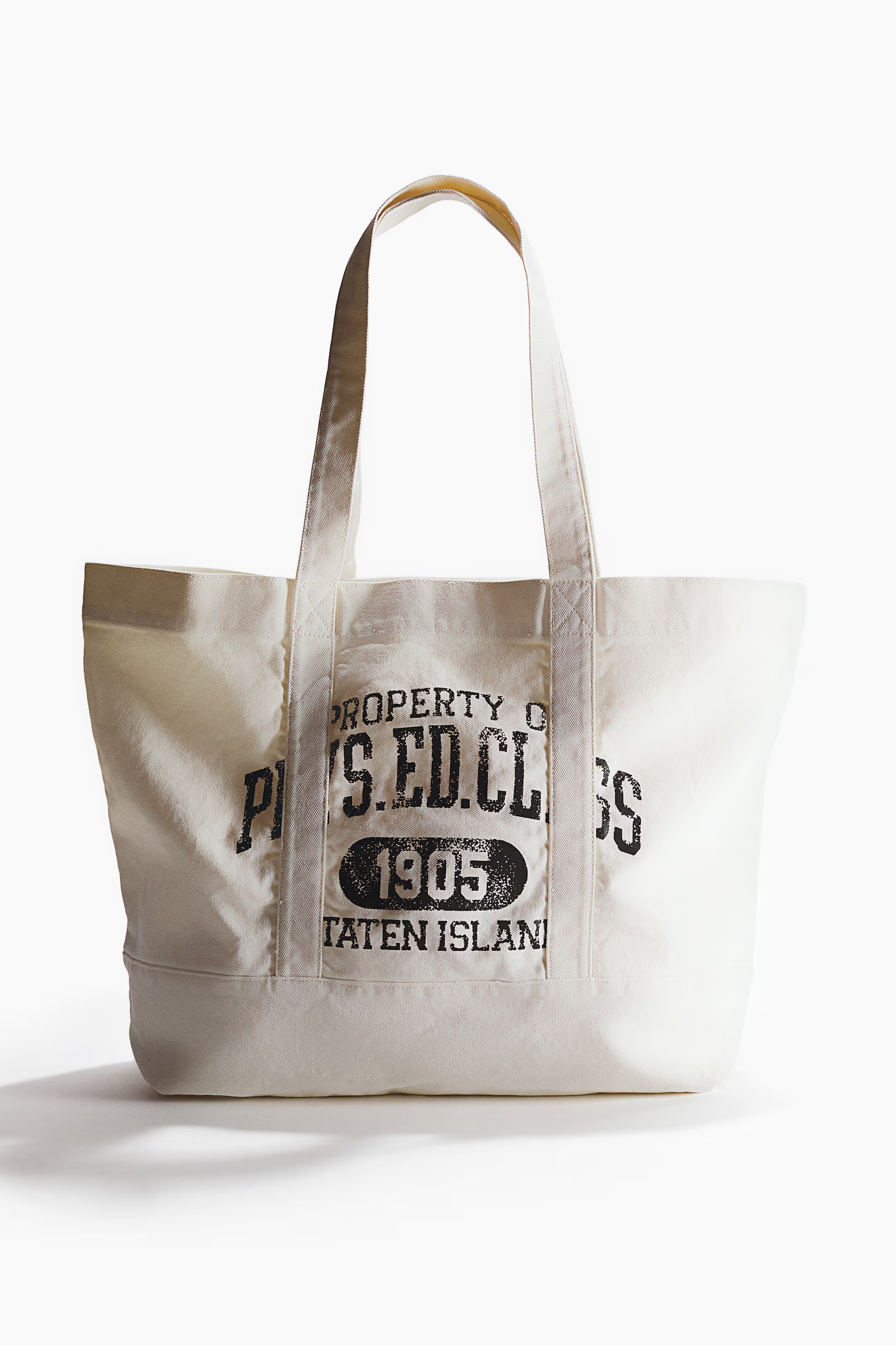 H&M, PRINTED CANVAS TOTE BAG
