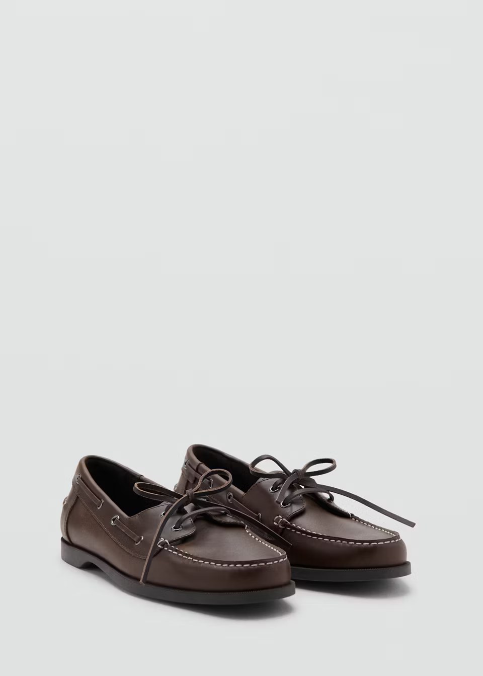 mango, LEATHER NAUTICAL SHOES