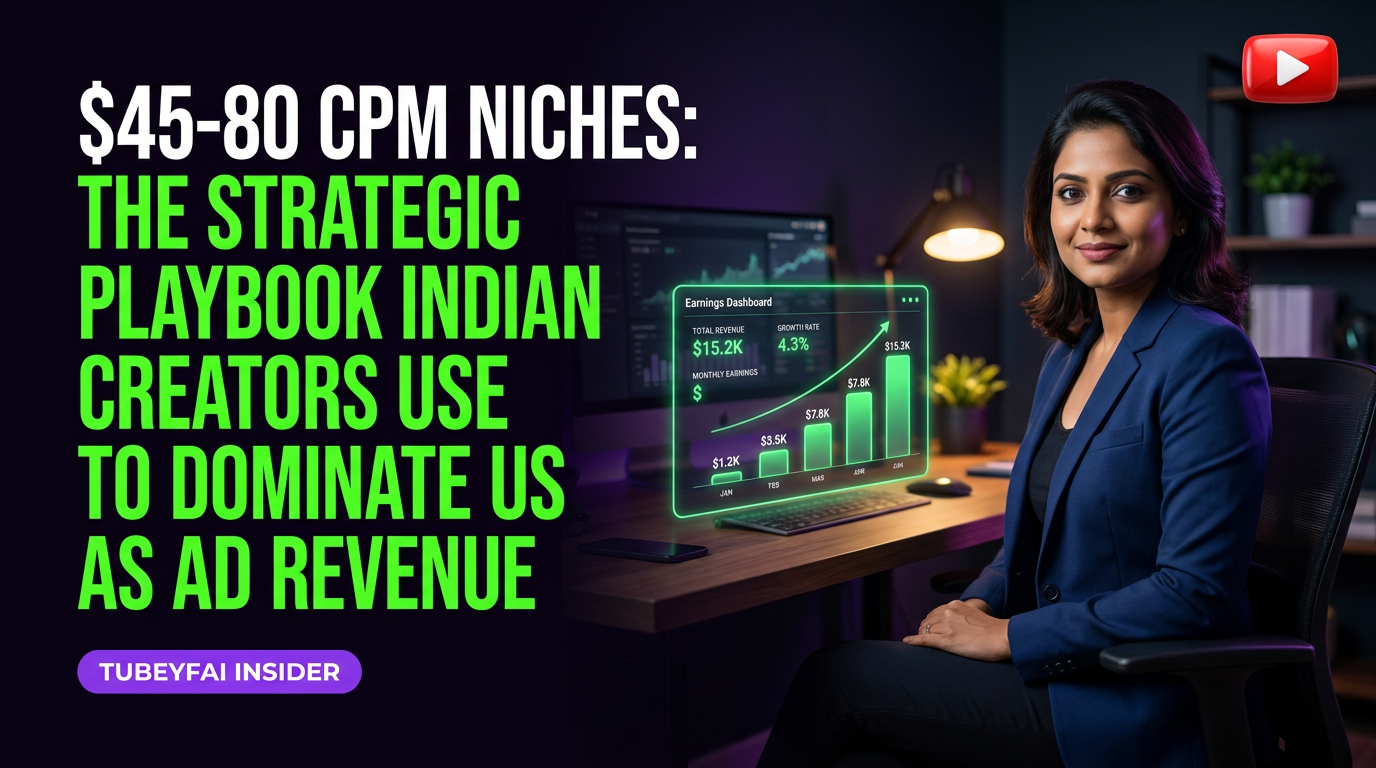 $45-80 CPM Niches: the Strategic Playbook Indian Creators Use to Dominate US Ad Revenue
