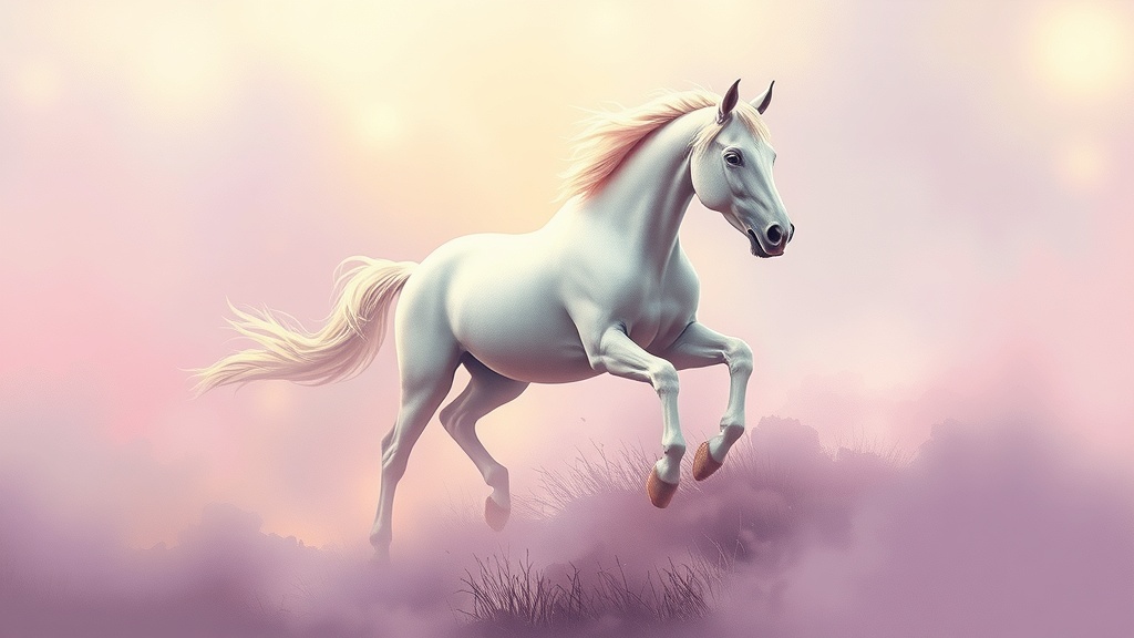 Sonhar com Cavalo Branco Galopando: Força e Transformação