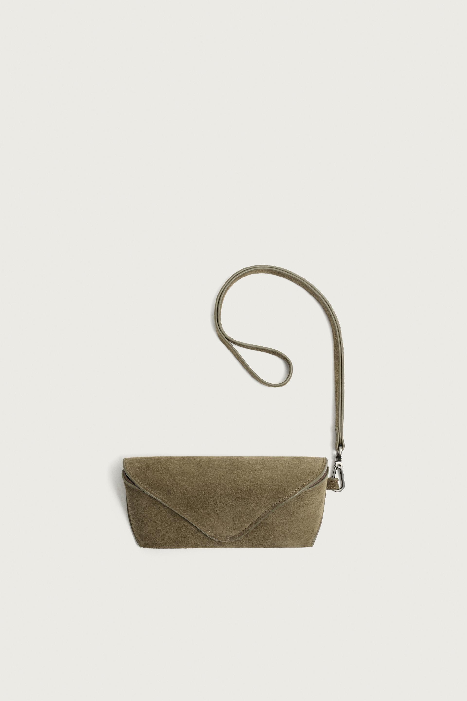 zara, LEATHER GLASSES CASE
