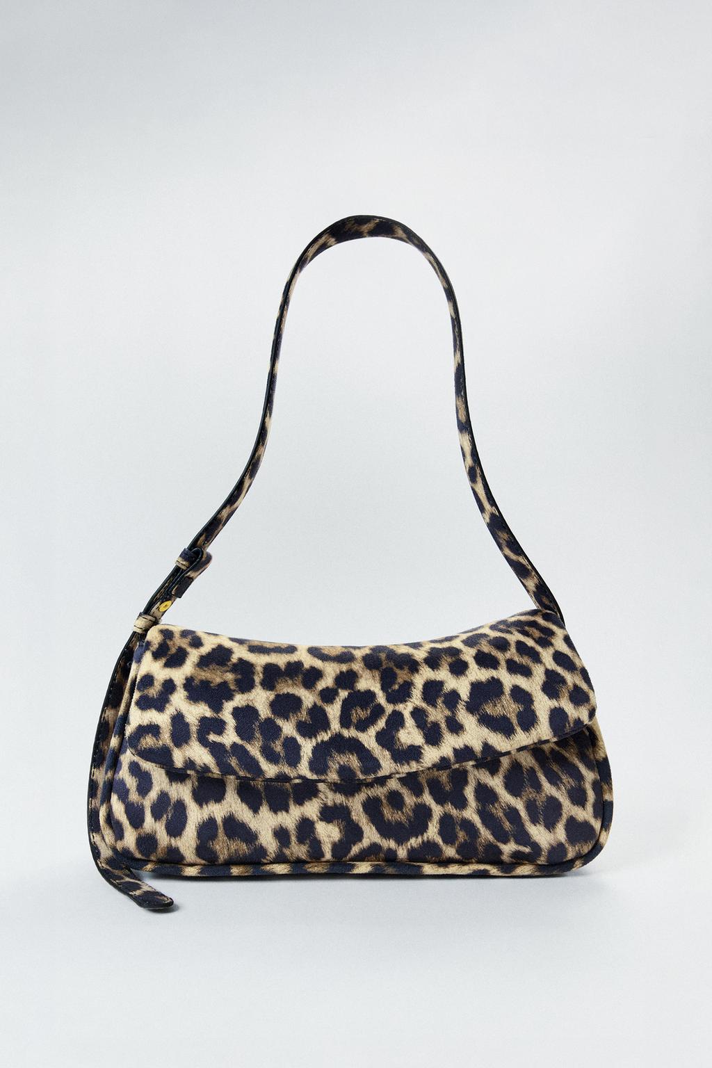 zara, PRINTED SHOULDER BAG