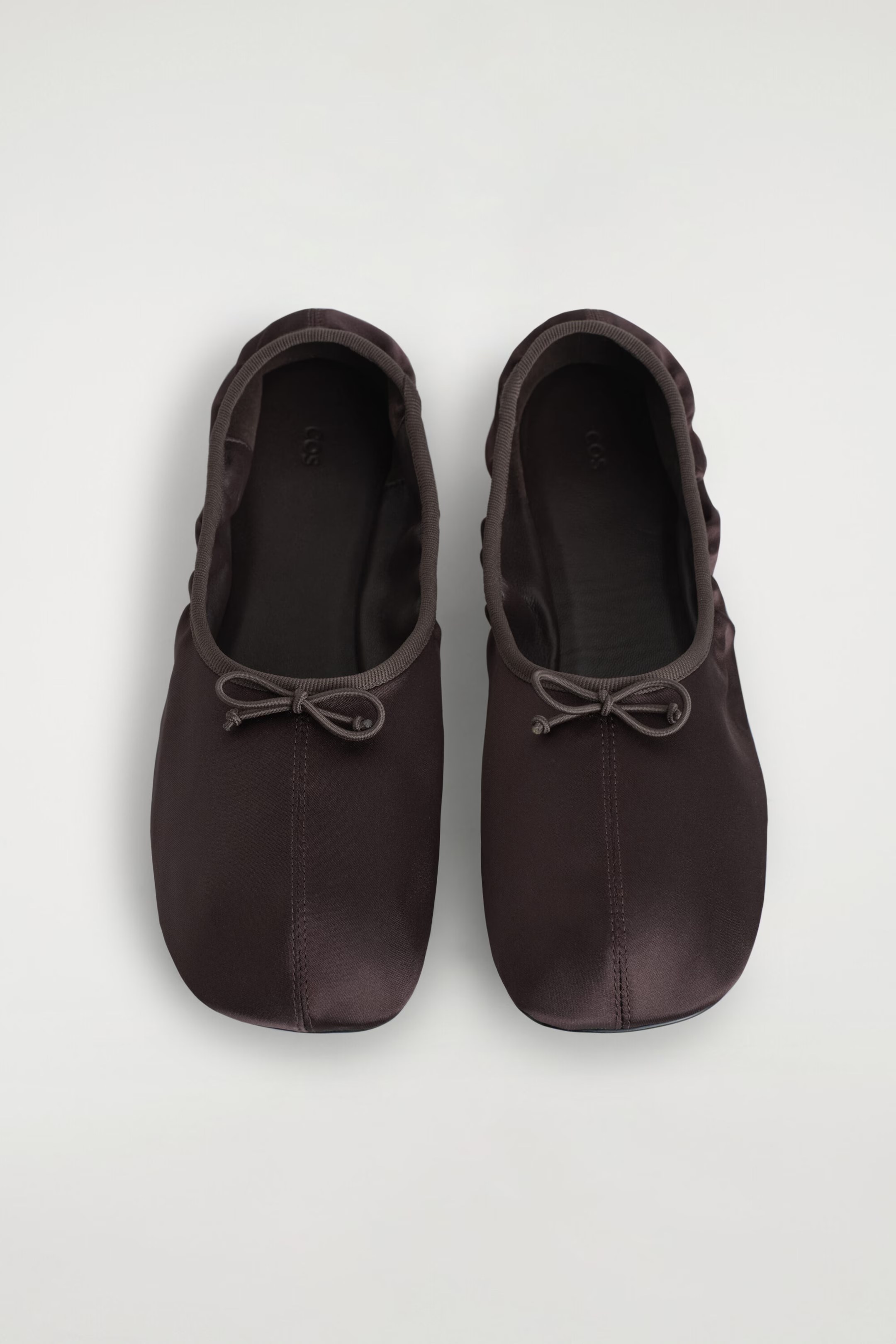 cos, SATIN BALLET FLATS