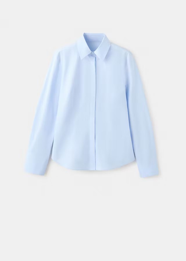 Mango, SLIM-FIT POPLIN SHIRT