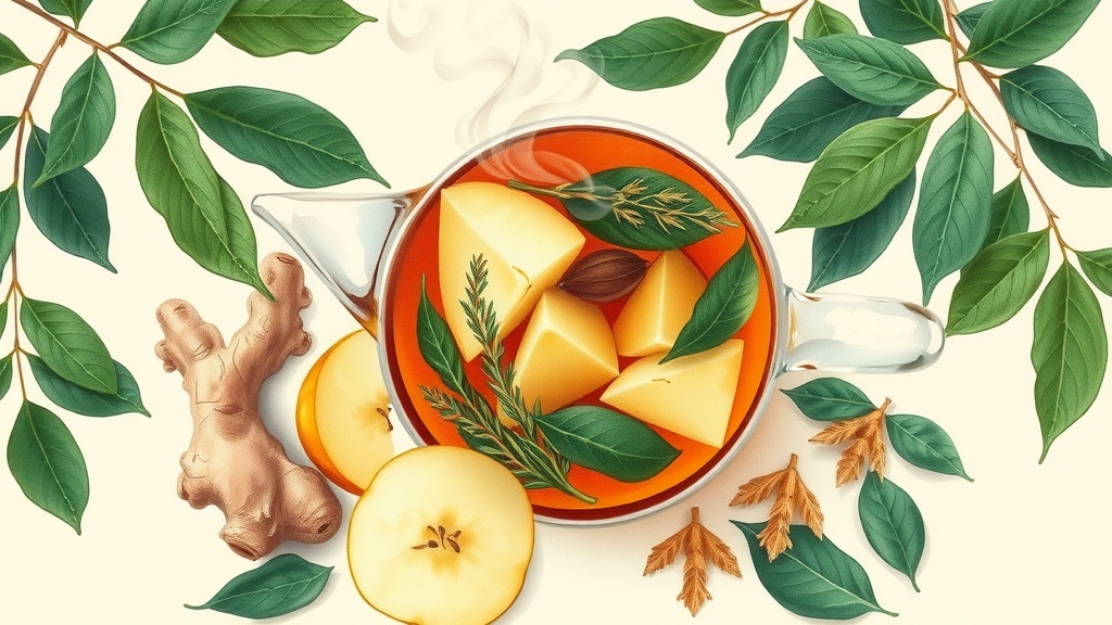 Chá de Gengibre e Maçã: Receita Prática para Imunidade