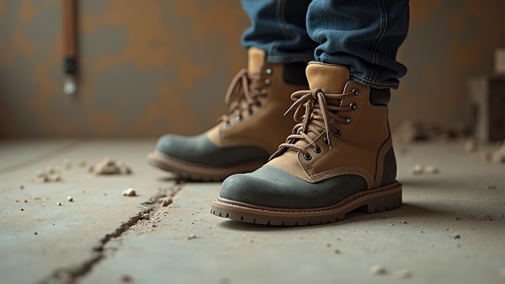 Calcetines antiampollas para trabajo en obra de construcción